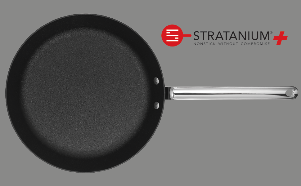 SCANPAN Classic Grillpan 27x27 см з антипригарним покриттям Stratanium+ | Для плити та духовки | З рифленою поверхнею