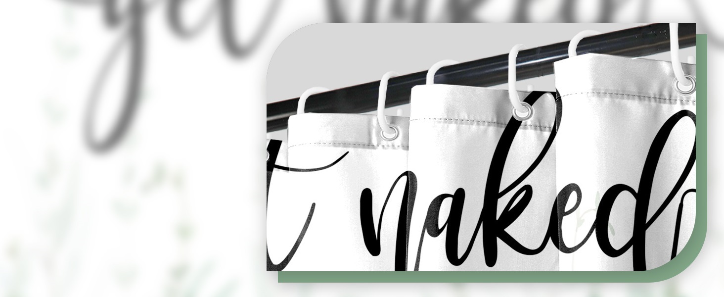 Шторка для душу 180x220 см, антигрибкова, з тропічним дизайном (зелені пальмові листя, евкаліпт, гриби), водонепроникна, з поліестеру, придатна для прання, для ванної кімнати, з 12 гачками