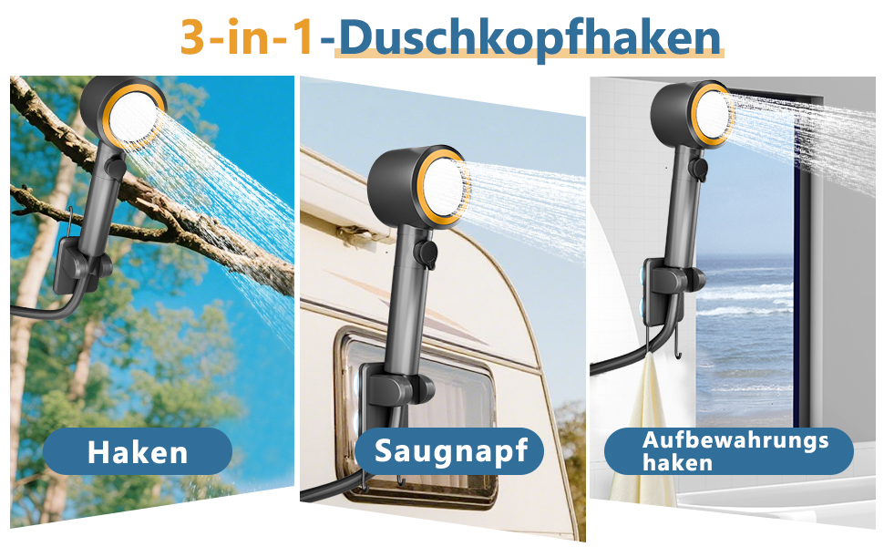 Портативна душова кабіна для кемпінгу з акумулятором 8000mAh, насосом та відром, комплект для відпочинку на природі, туризму, миття авто та тварин