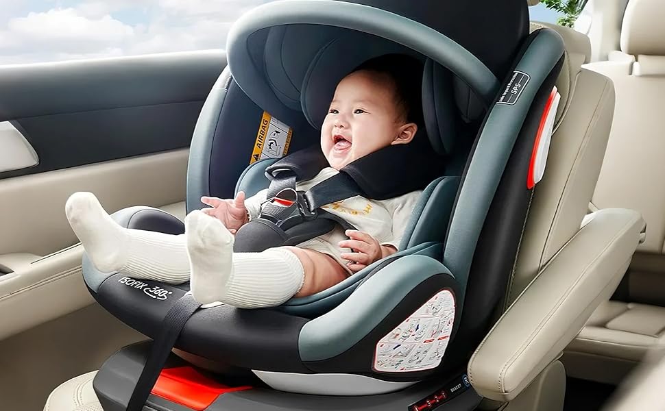 Автокрісло дитяче Magic ZC 360° з регулюванням висоти та нахилу, чорне (без підніжки)