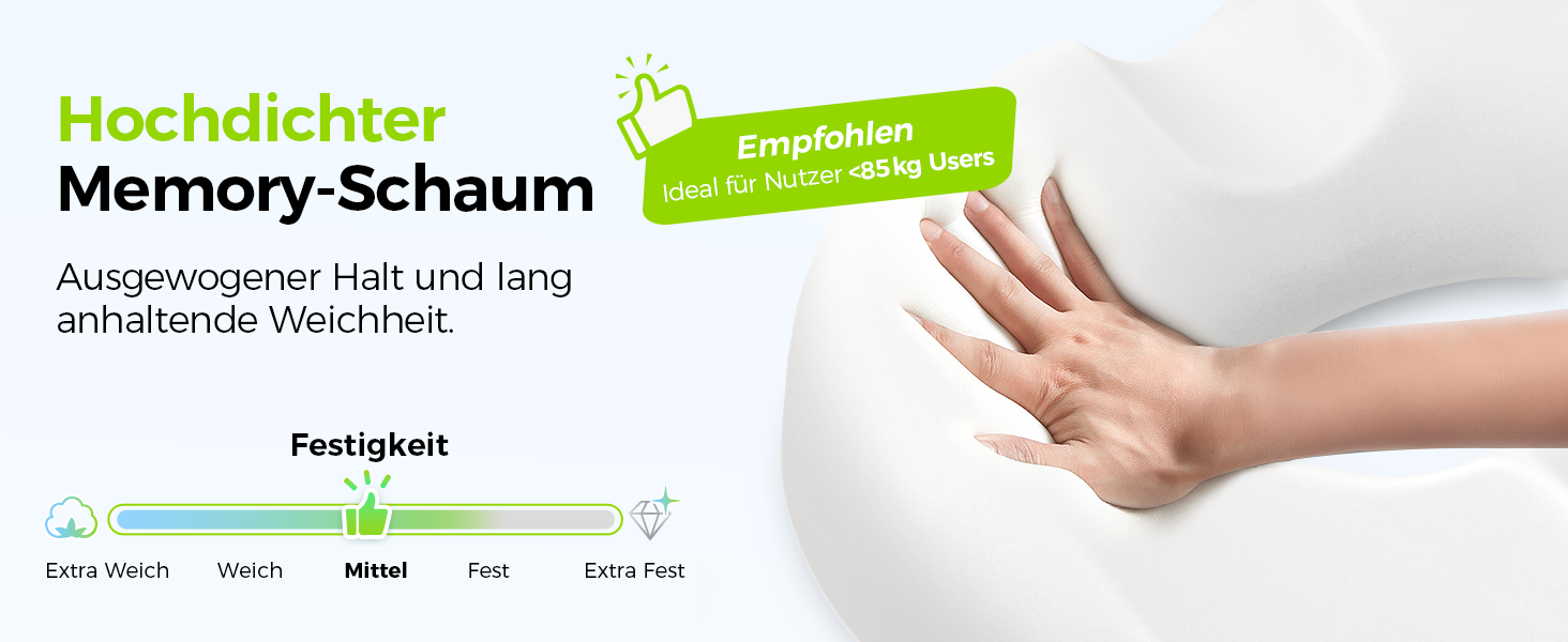 Ортопедична подушка для сидіння AUVON кругла з подвійною U-подібною формою для копчика та геморой, розвантажувальна подушка для офісного крісла та авто, 47*37*7.8 см