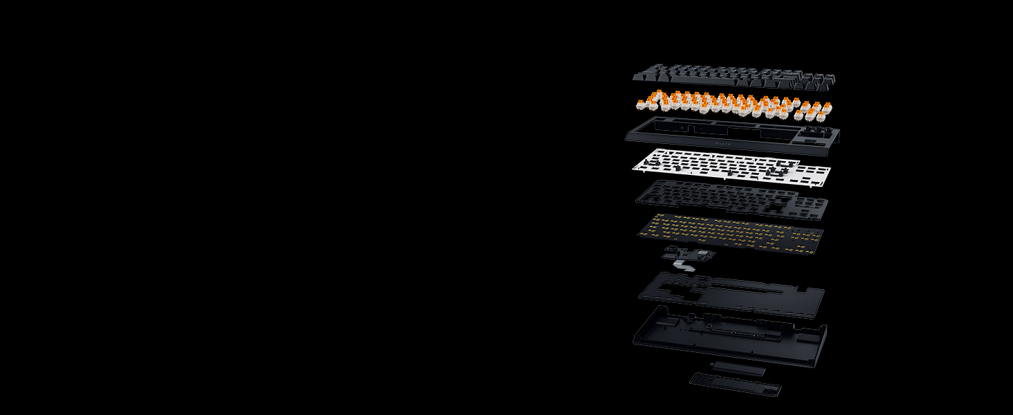 Механічна ігрова клавіатура Razer BlackWidow V4 TKL HyperSpeed з Green Switch (RGB Chroma, 6 макро-клавіші, QWERTZ DE-Layout)