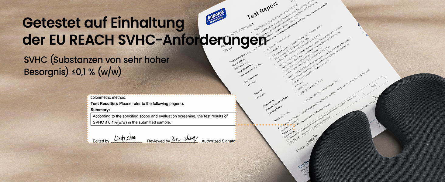 Подушка для офісного крісла ProtoArc, ергономічна подушка для куприка, піна з пам'яті, для інвалідного візка, авто, чорний колір, великий розмір