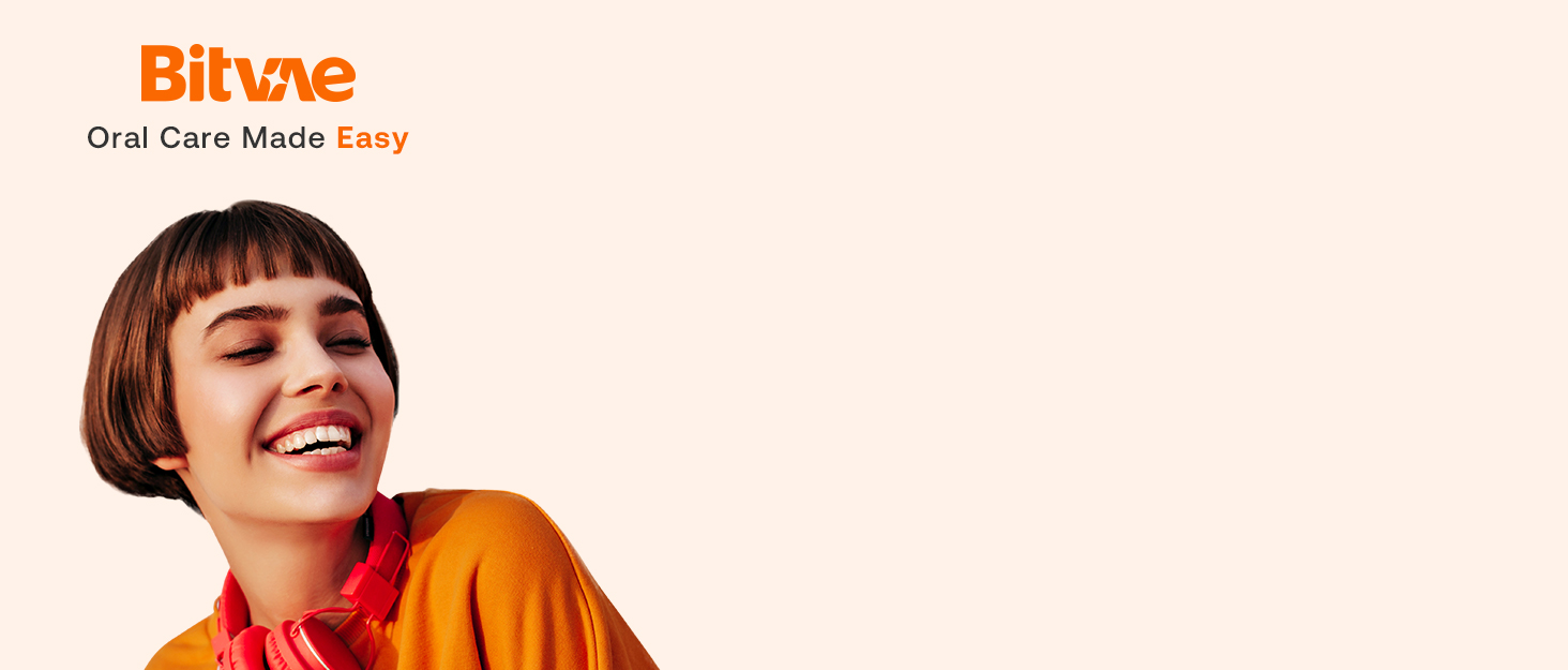 Набір для гігієни порожнини рота Bitvae: мундштук та електрична зубна щітка, 3 режими, 5 рівнів тиску, бездротовий, з 4 насадками для щітки та 4 насадками для мундштука, чорний