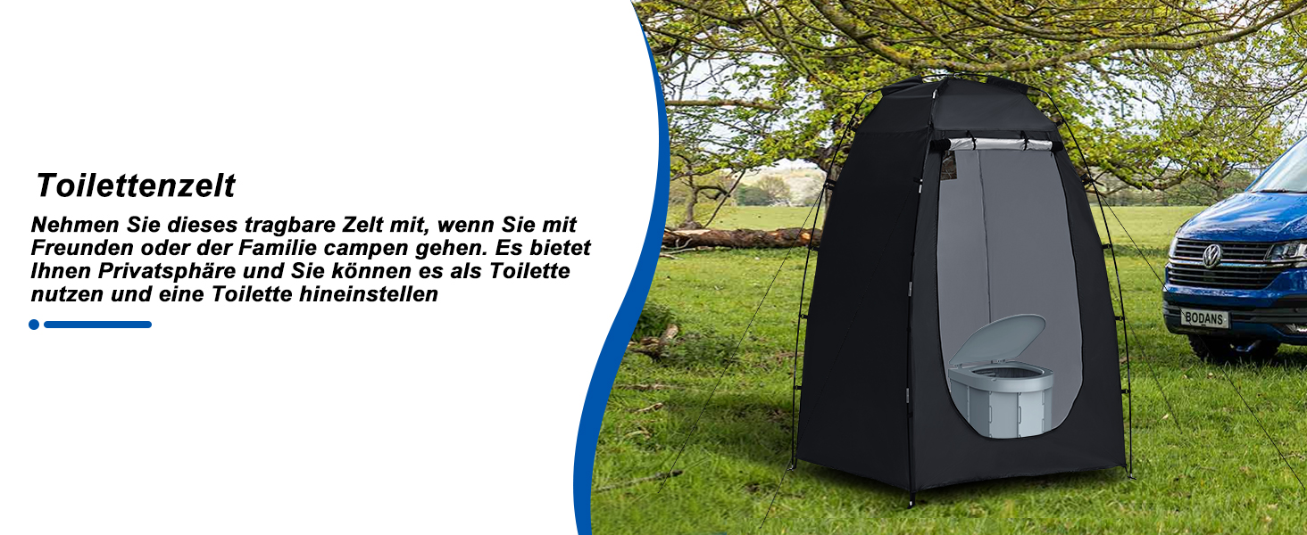 CLIPOP Намет Pop-Up, водонепроникний, легкий, одношаровий, для весняного кемпінгу, простий у встановленні – для пляжу, походів, фестивалів, на відкритий простір, чорний