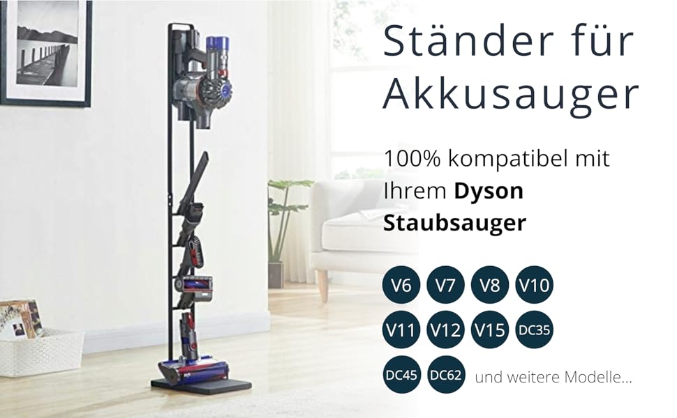 Підставка Wessper для Dyson V10 V11 V6 V7 V8 Металева підставка для DC30-DC59