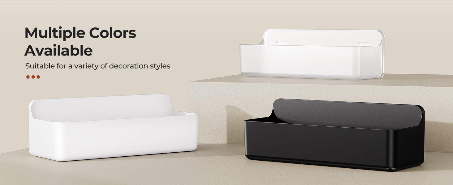 Поличка для душу Orimade без свердління, нержавіюча сталь, 5 шт., тримач для шампуню, велика місткість, чорний ABS пластик, 5 шт.