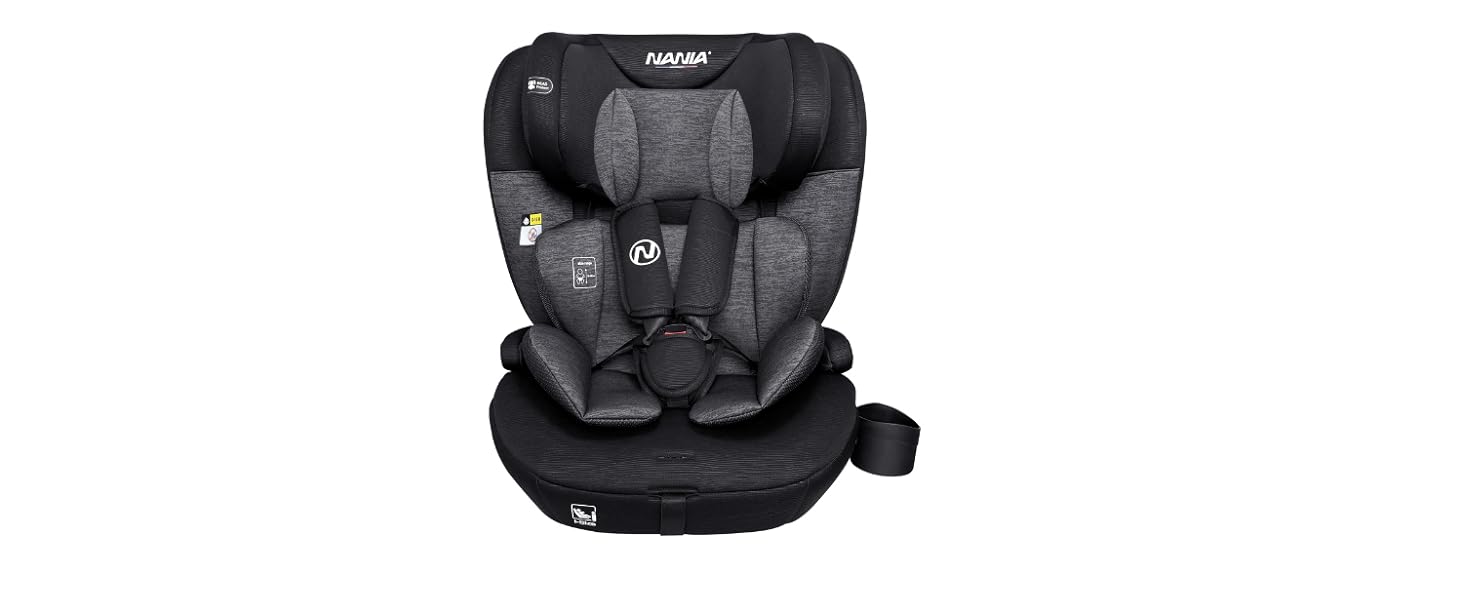 Автокрісло Nania Torino 76-150 см, група 1/2/3 (9-36 кг), 15 місяців - 12 років, 12 положень підголівника, підстаканник