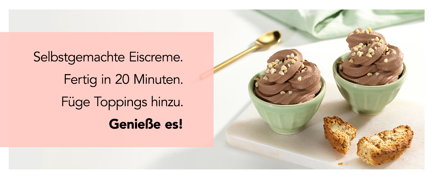 Морозивниця Cuisinart ICE48U для м'якого морозива, джелато, сорбету, безмолочного морозива та замороженого йогурту з автоматичним диспенсером топінгів, 1,42 л, 6 порцій, швидке приготування за 20 хвилин, легке очищення