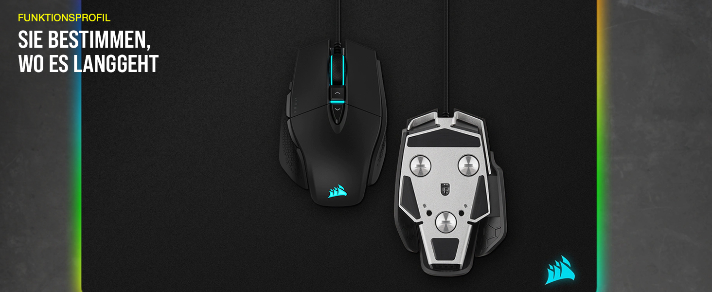 Ігрова миша Corsair M65 RGB Ultra Wired Tunable FPS, чорна