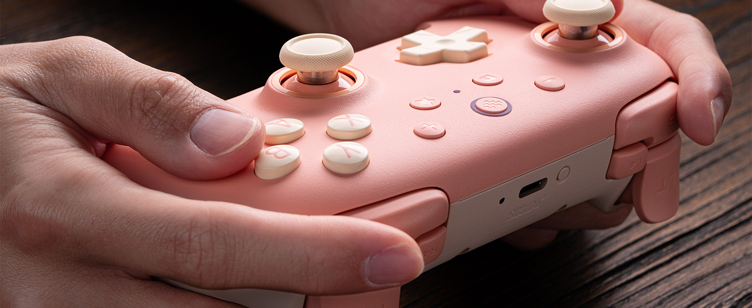 8BitDo Ultimate 2C Wireless Controller: Бездротовий контролер для PC та Android, 1000Hz, Hall-ефекти, Turbofunktion (Піч)