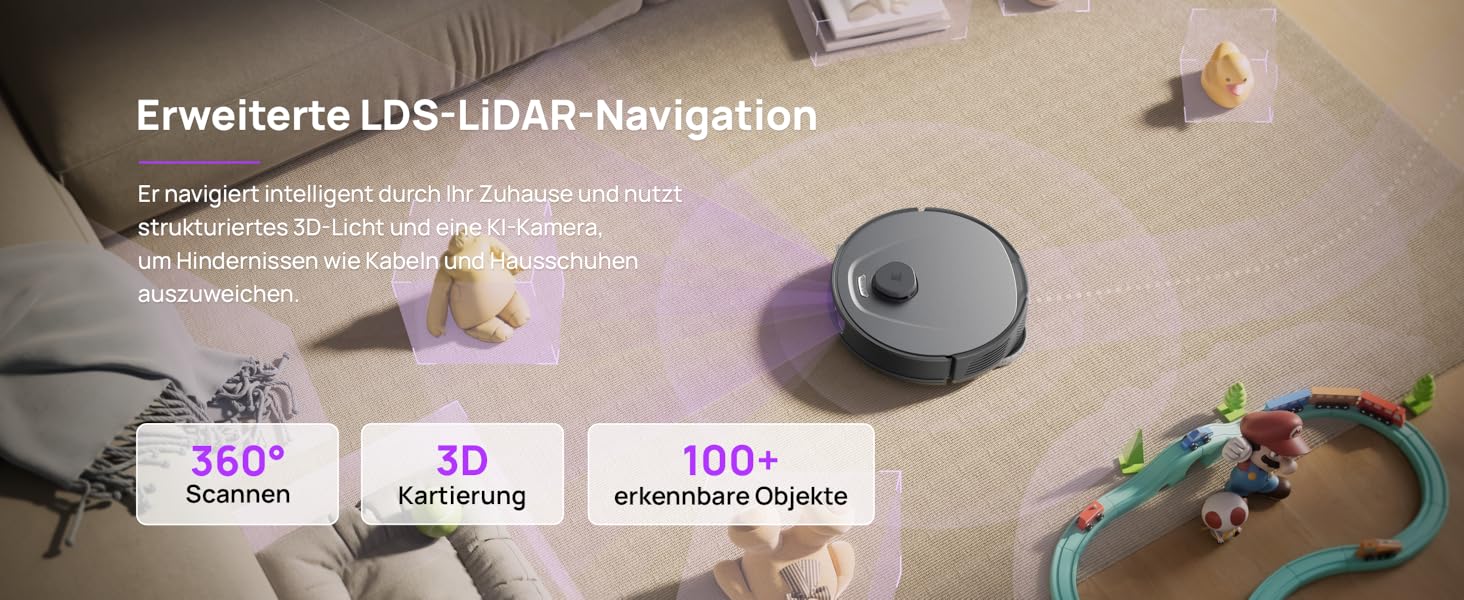 Робот-пилосос 3i P10 Ultra S з вологою ганчіркою, станція самостійного очищення, 18000 Па, для прибирання кутів, миття та сушіння, самостійне очищення та заправка, знімний моп, чорний