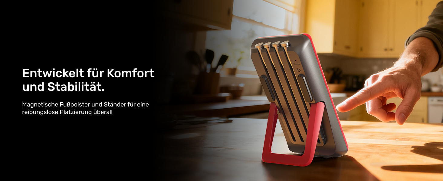 Бездротовий розумний термометр для м'яса Z Pro з Wi-Fi та Bluetooth, 4 щупи (6 сенсорів), водонепроникний IP69, термостійкий до 595°C для гриля, духовки та аерофритюрниці