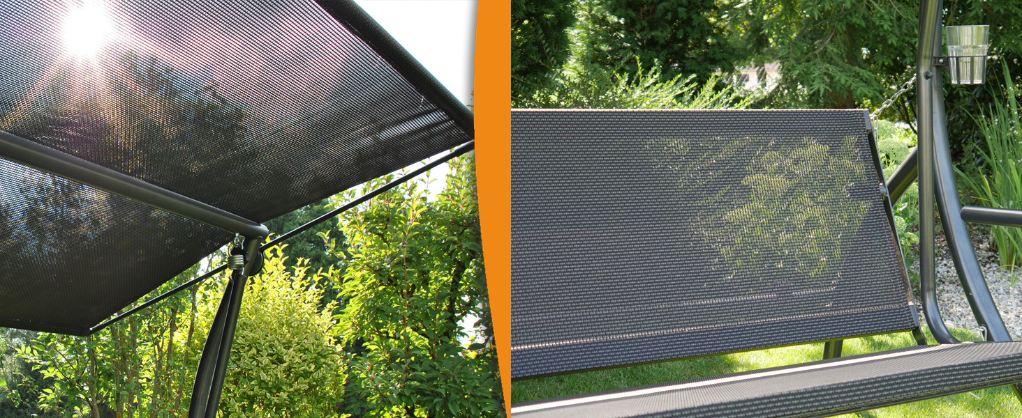 Гойдалка Анґерер Голлівуд Елеганс Джой – для сидіння, відпочинку та сну, з функцією ліжка, легка збірка, Made in Germany, високоякісна тканина, темно-сіра