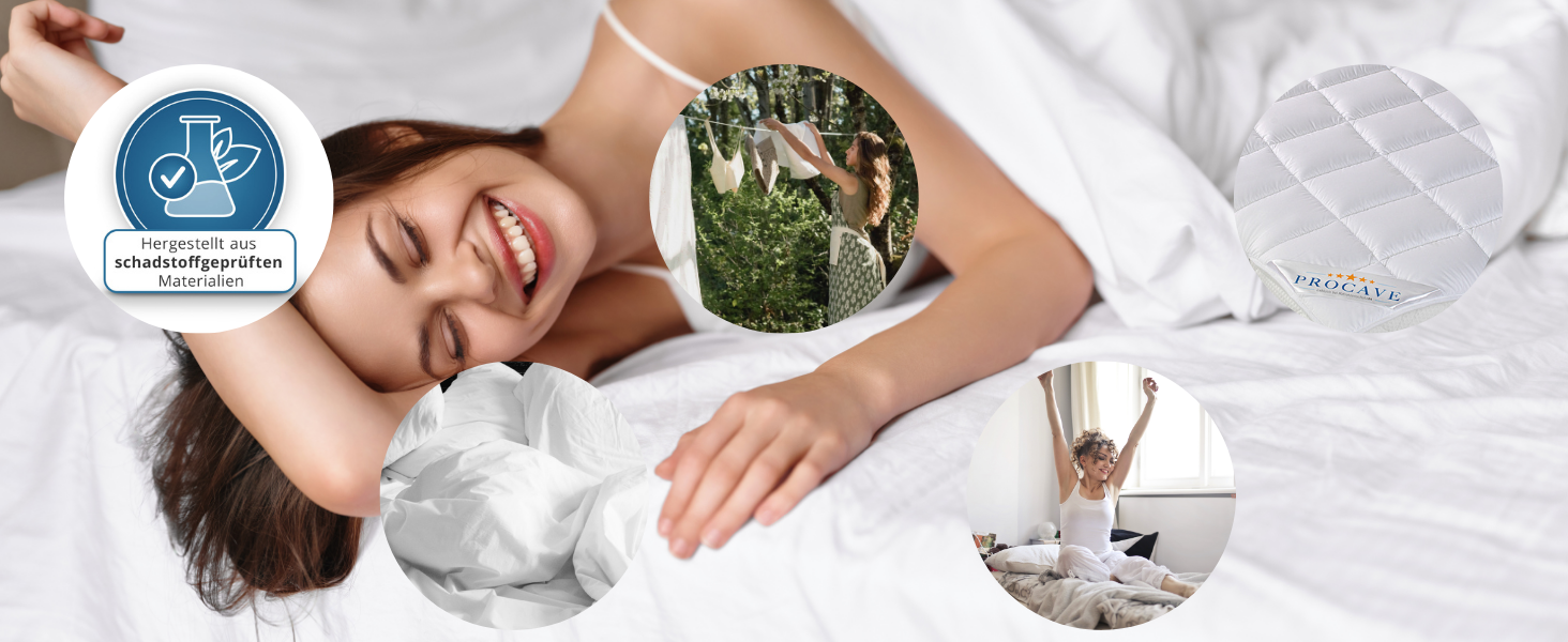 Подушка для сну на боці PROCAVE Top Cool — довга анатомічна подушка-обіймашка (Body Pillow), дихаюча та гіпоалергенна, для підтримки спини та комфортного сну, 40x145 см, Made in Germany