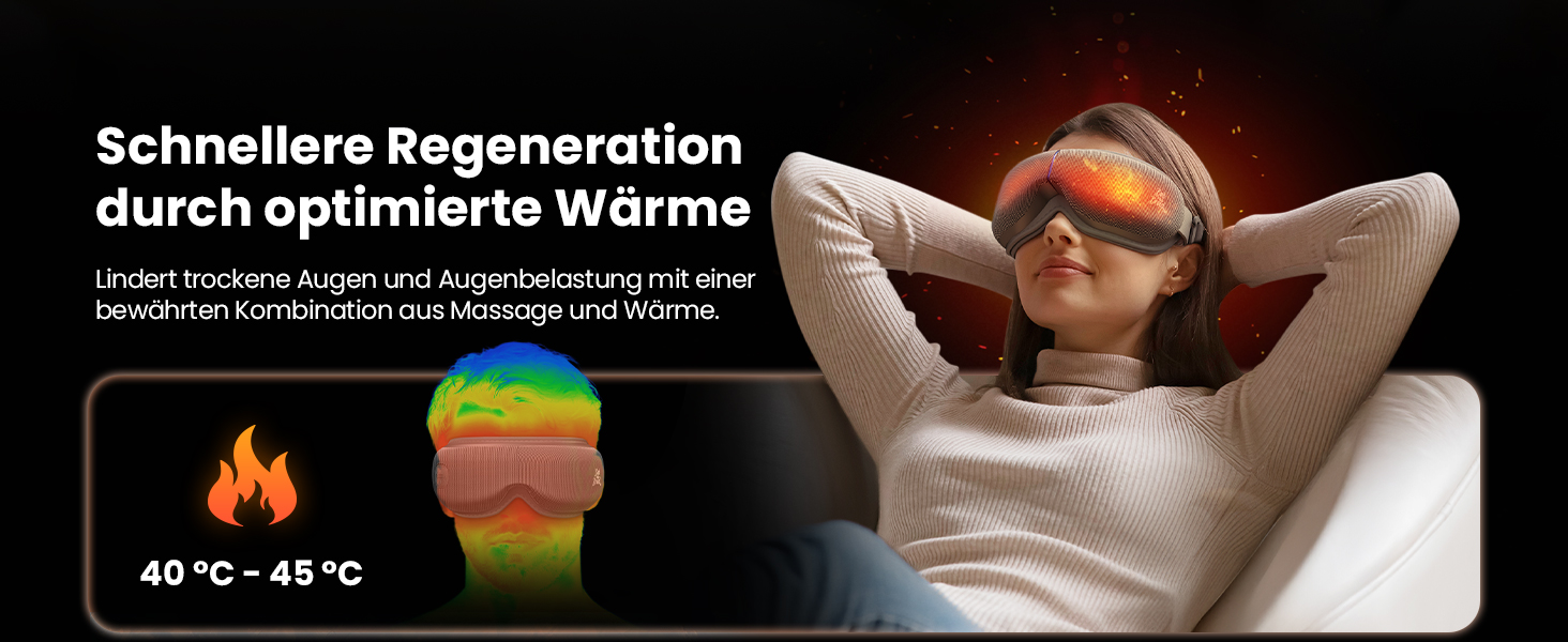 Масажер для очей BOB AND BRAD EyeOasis 3 Elite з підігрівом та охолодженням, маска для очей при мігрені, сухість очей, зняття стресу, покращення сну, сірий колір