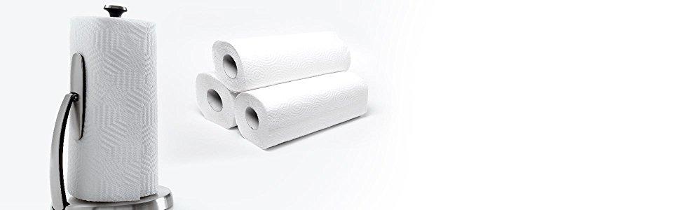 Тримач для паперових рушників OXO Good Grips SimplyTear, нержавіюча сталь