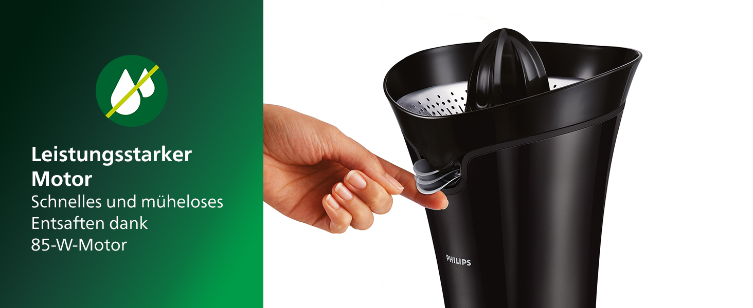 Цитрусовий прес Philips HR2752/90 85 Вт з системою QuickClean та захистом від крапель
