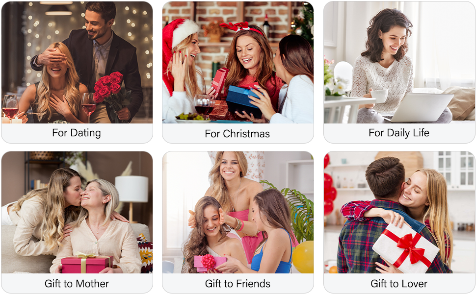 Набір локшини Janelove 5 в 1: керамічний локшик 10-32 мм з різними насадками, регульована температура, рукавички та нейлонова сумка (рожеве золото)