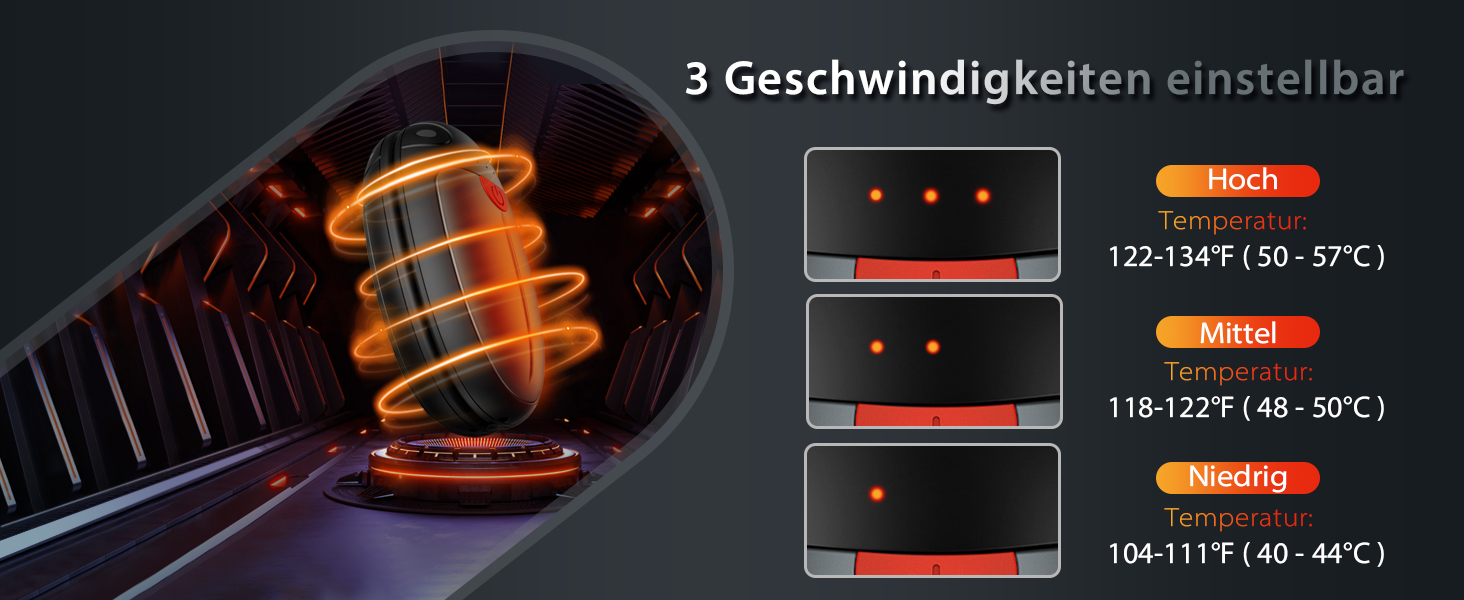 Електричні грілки для рук VTHW 2 шт. - перезаряджувані, USB, 20 годин тепла, 3 рівні температури, для спорту та артриту (Сірий)