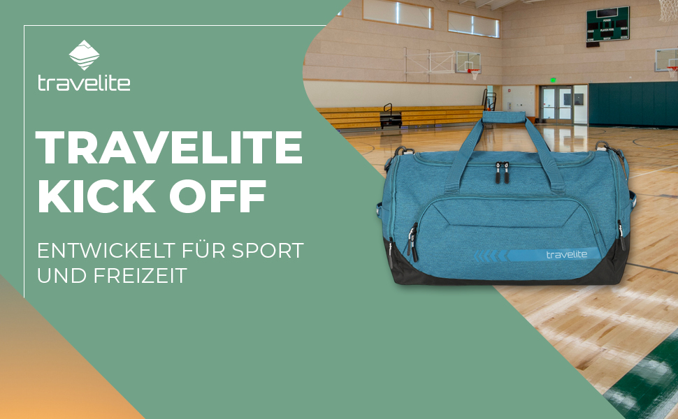 Дорожня сумка Travelite Kick Off XL, 70 см, 120 л, велика спортивна сумка, колір Petrol