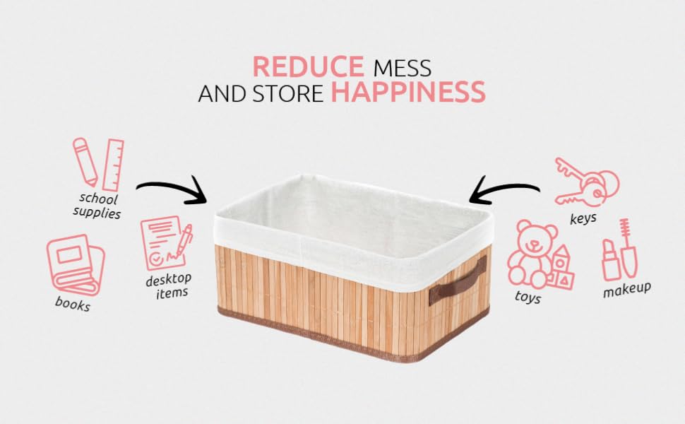 Бамбуковий кошик для білизни знімним мішком - стильний органайзер для ванної, спальні або пральні, декоративне зберігання в стилі SPA (природний, прямокутний)