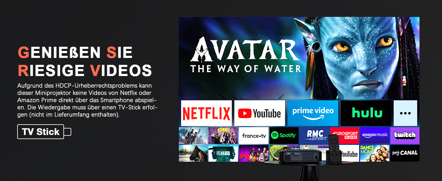 Портативний проєктор Mini Beamer 1080P Full HD 23000L з автофокусом, корекцією трапеції, WiFi6, Bluetooth та 4K підтримкою. Ідеальний для домашнього кінотеатру та підключення до телефону. 360° обертання, без додаткових додатків.