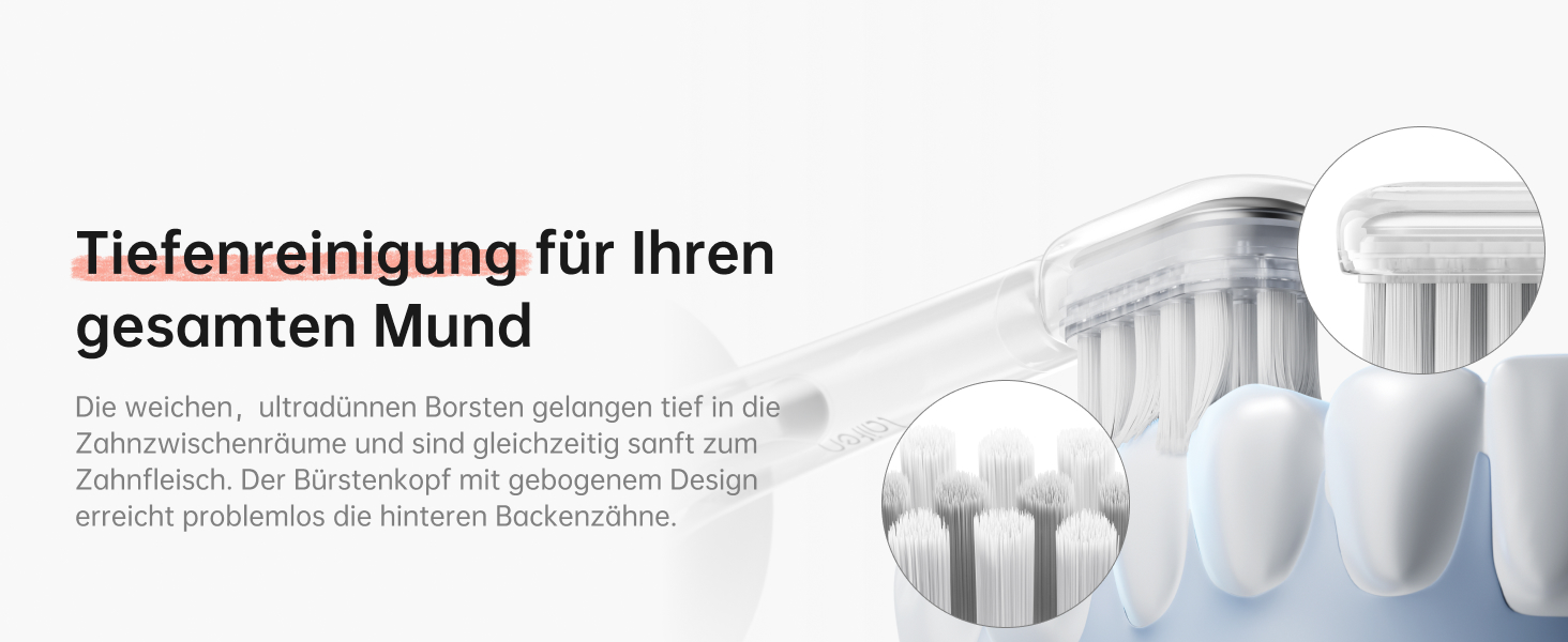 Електрична зубна щітка Laifen Wave Spezial з осциляцією та вібрацією, для дорослих, з додатком, 2 насадки (зелена)