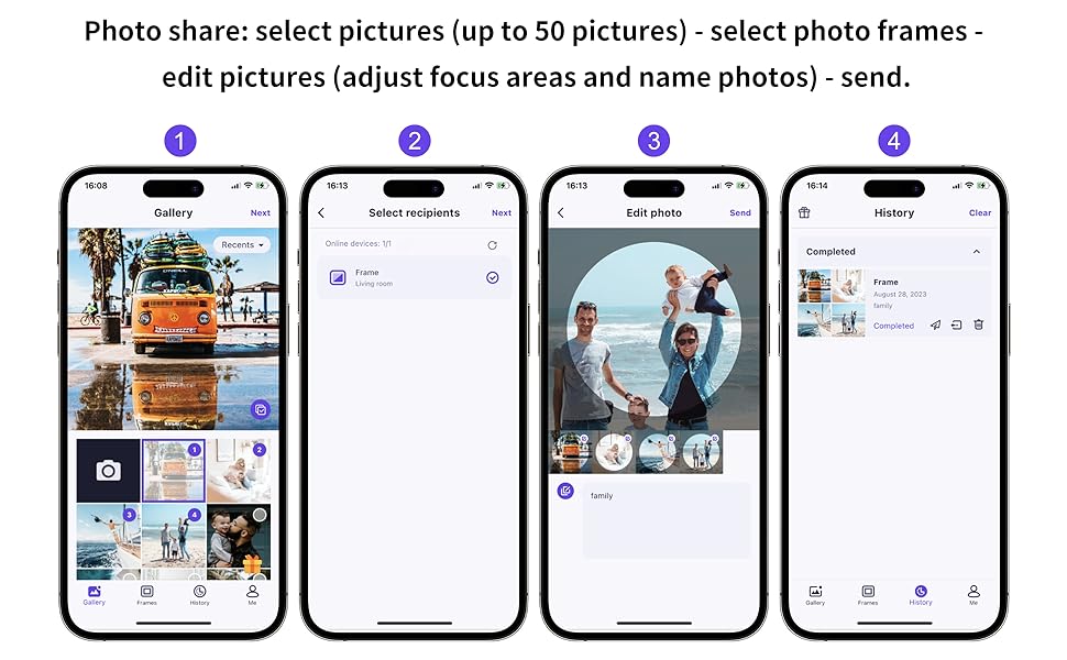 Цифровий фоторамка Frameo 10.1