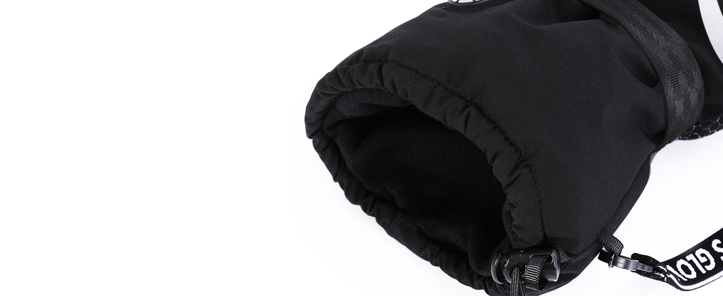 Електричні гріючі рукавички Rasfalo для чоловіків та жінок, акумулятор 2600mAh, 3 режими нагріву, водонепроникні, чорні