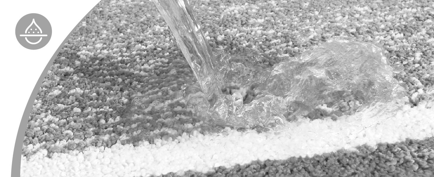 Килимок для ванної кімнати COLOR&GEOMETRY 60 x 110 см, сірий, нековзний, швидковисихаючий