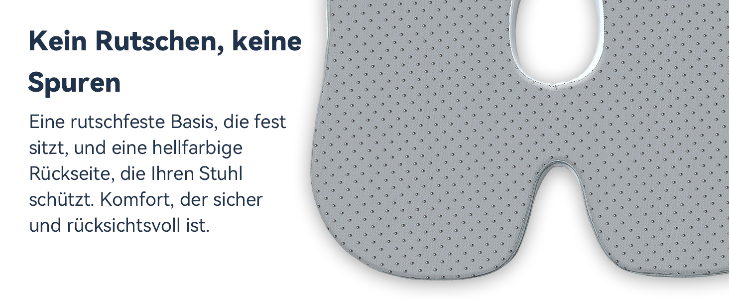 Набір подушок для сидіння з memory foam: для офісного крісла, авто, дому та подорожей. Комфорт спини та сідниць. Чорний колір