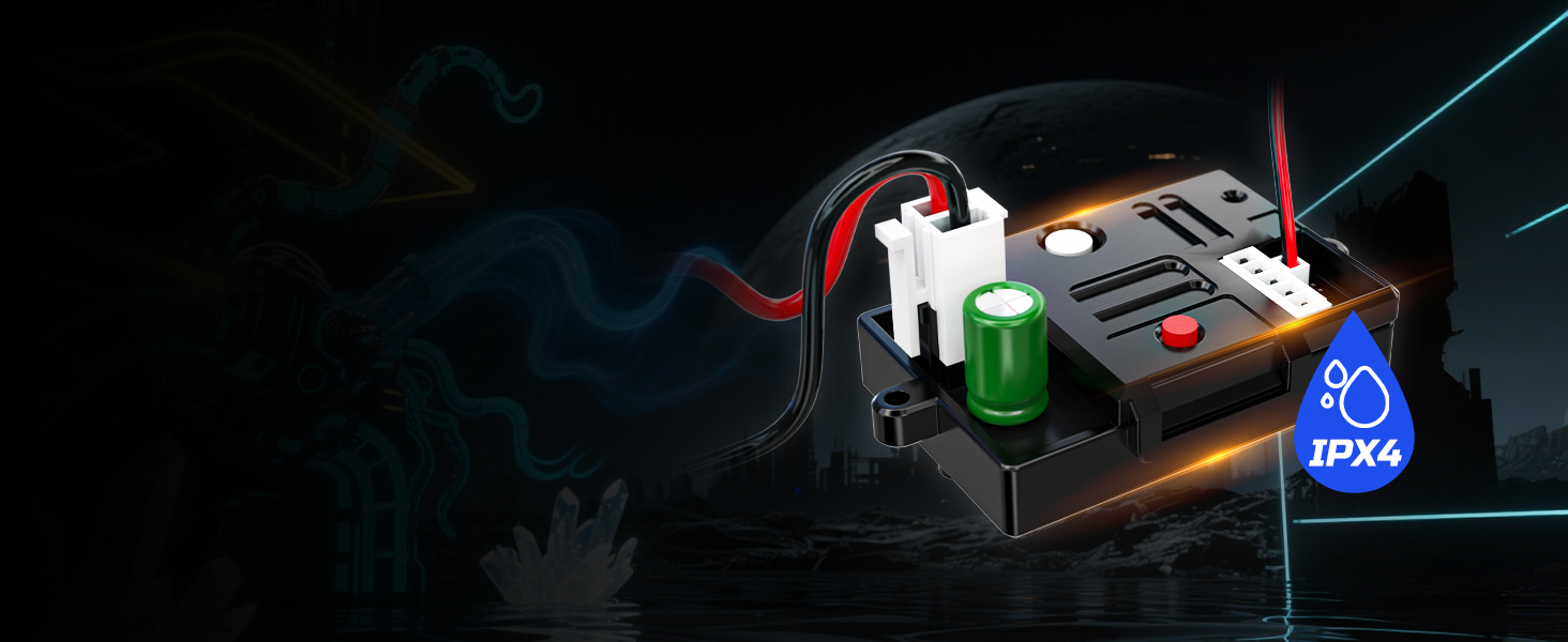 Радіокерований позашляховик DEERC 9309E 1:16 4WD 40 км/год, електричний монстр-трак для дорослих та дітей, водонепроникний, з 2 акумуляторами