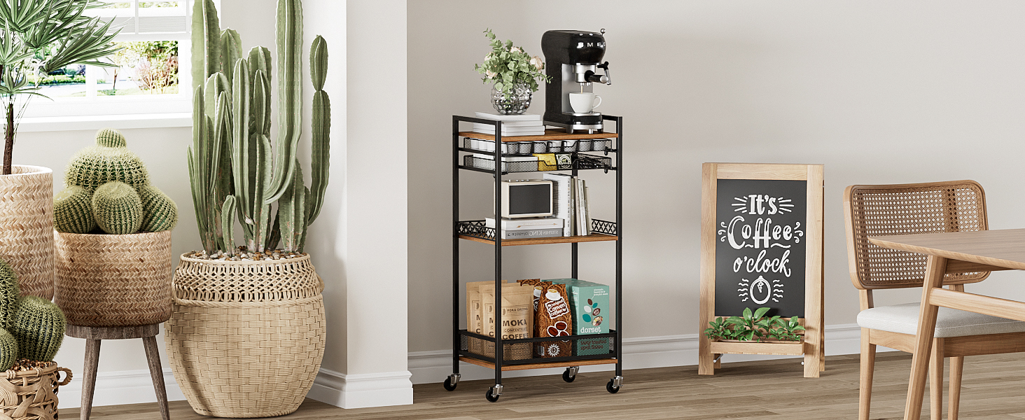 Підставка для капсул Nespresso та Keuring з 5 ярусами, з висувними ящиками та колесами. Організатор для капсул кави та аксесуарів на кухню