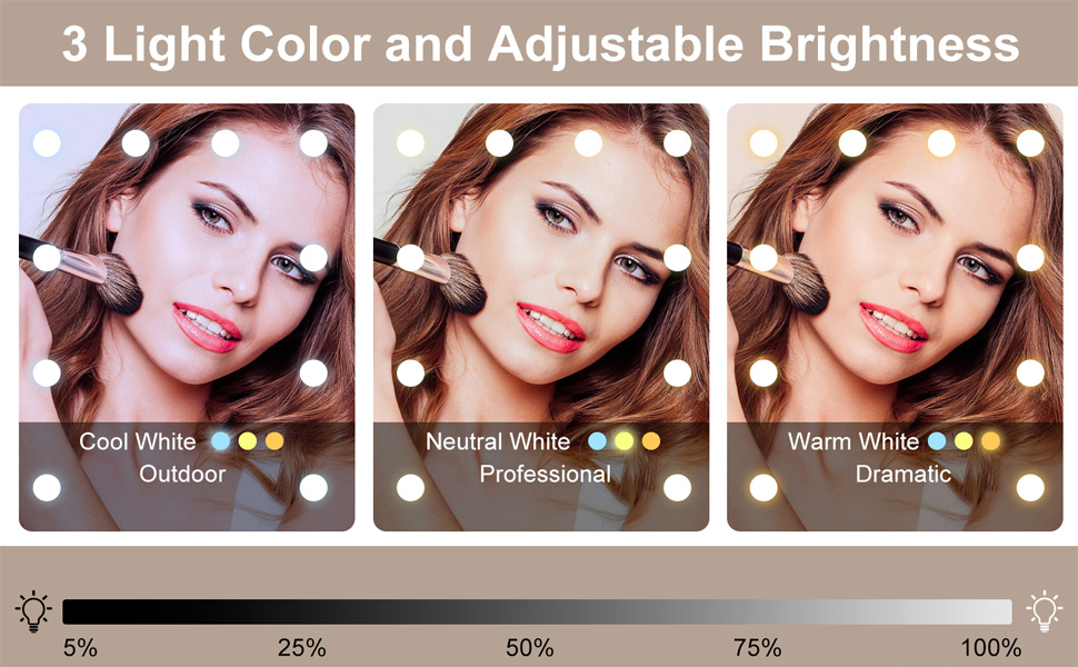 Туалетний столик зі світлом та дзеркалом, з пуфом, 6 шухляд та 6 полиць, 80x36x130 см, PE39