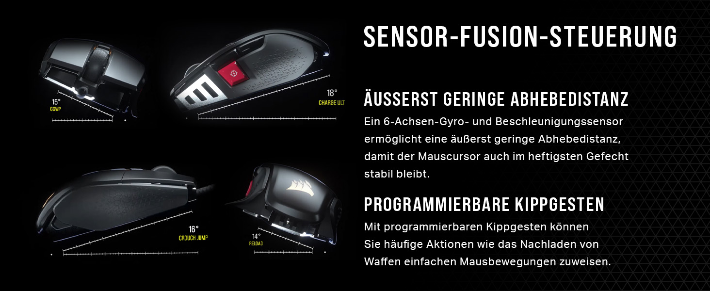 Ігрова дротова миша Corsair Tunable FPS Gaming Mouse для шутерів
