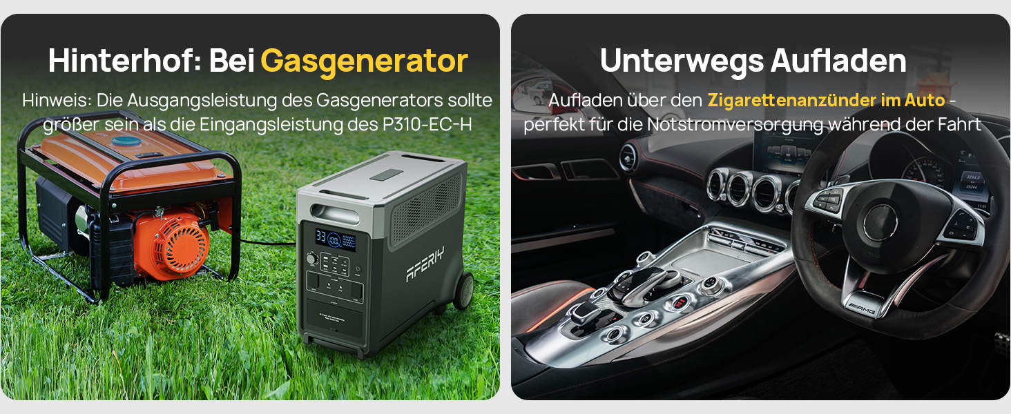 Портативна електростанція AFERIY 3840Wh з LiFePO4 акумулятором, 3600W, USV, 3 виходи 230V AC, 7200W (пікова потужність), для кемпінгу та подорожей