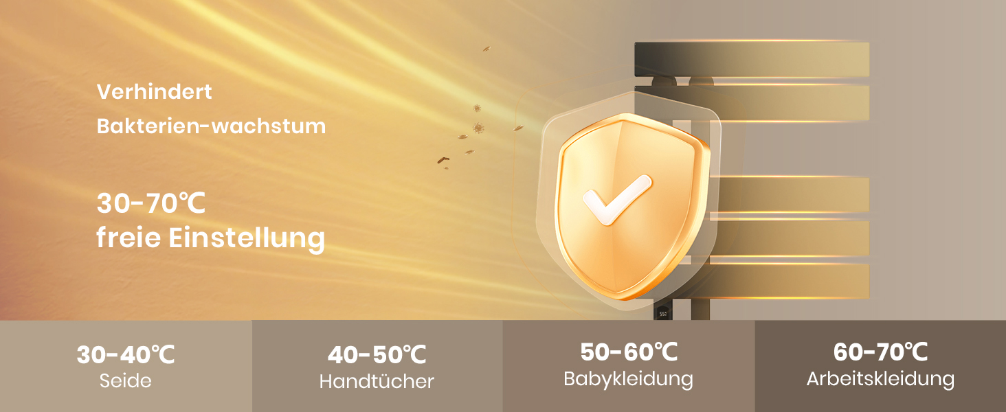 Електричний рушникосушар EMKE з Wi-Fi, 1000 x 500 мм, 320W, чорний (правий)