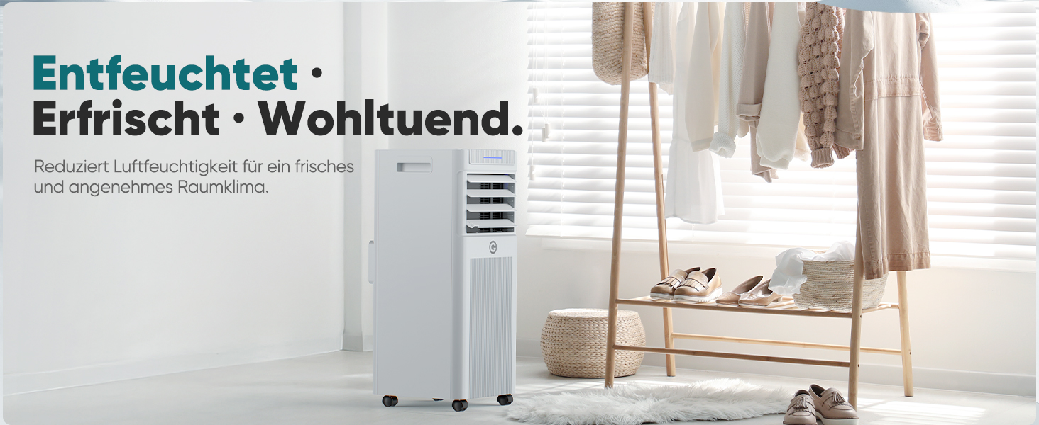 Мобільний кондиціонер 9000 BTU 3-в-1: охолодження, осушення, вентиляція. Пульт, таймер, енергоефективний. Для приміщень до 90 м³ (33 м²)