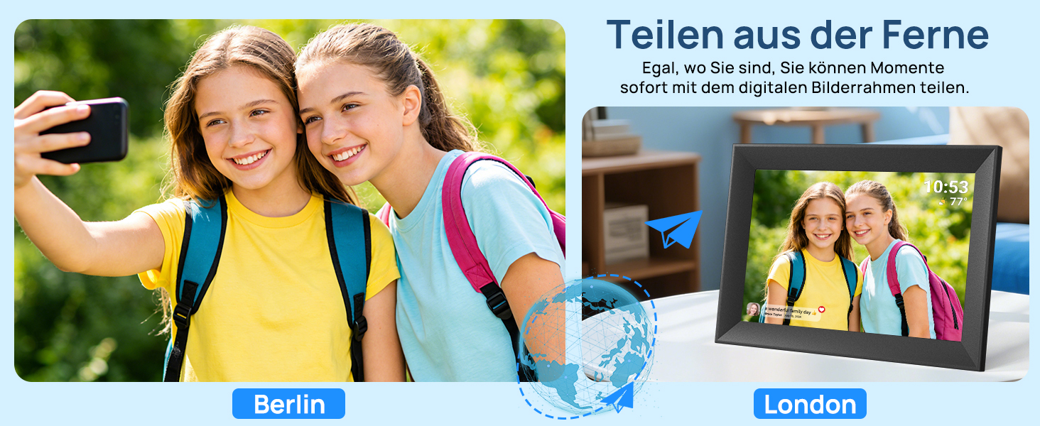 Цифрова фоторамка Frameo 10.1