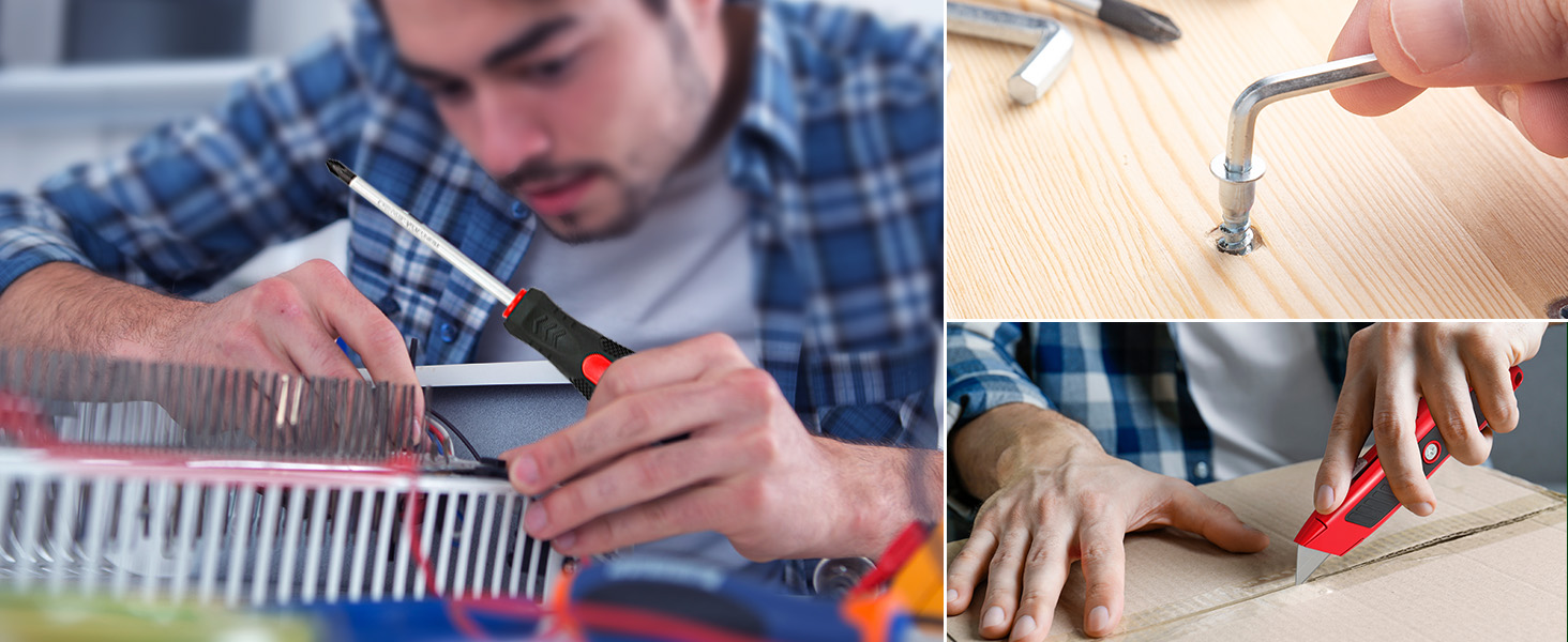 Набір інструментів 95 предметів у пластиковому кейсі Werkzeugkoffer: набір для дому, авто, гаража з тріскачкою, викрутками та ключами