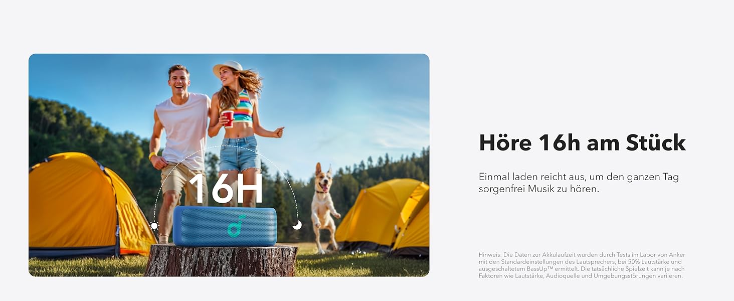 Soundcore Select 2S: Портативна Bluetooth-колонка з 20W, BassUp™ та IPX7 захистом (синій)