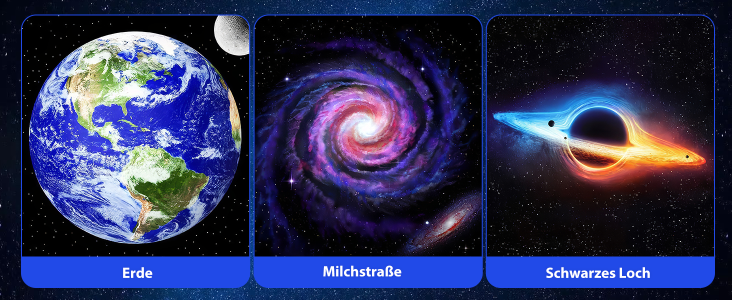 Проектор зоряного неба FlyEagle Galaxy — Нічник-проектор зірок на стелю (чорно-білий)