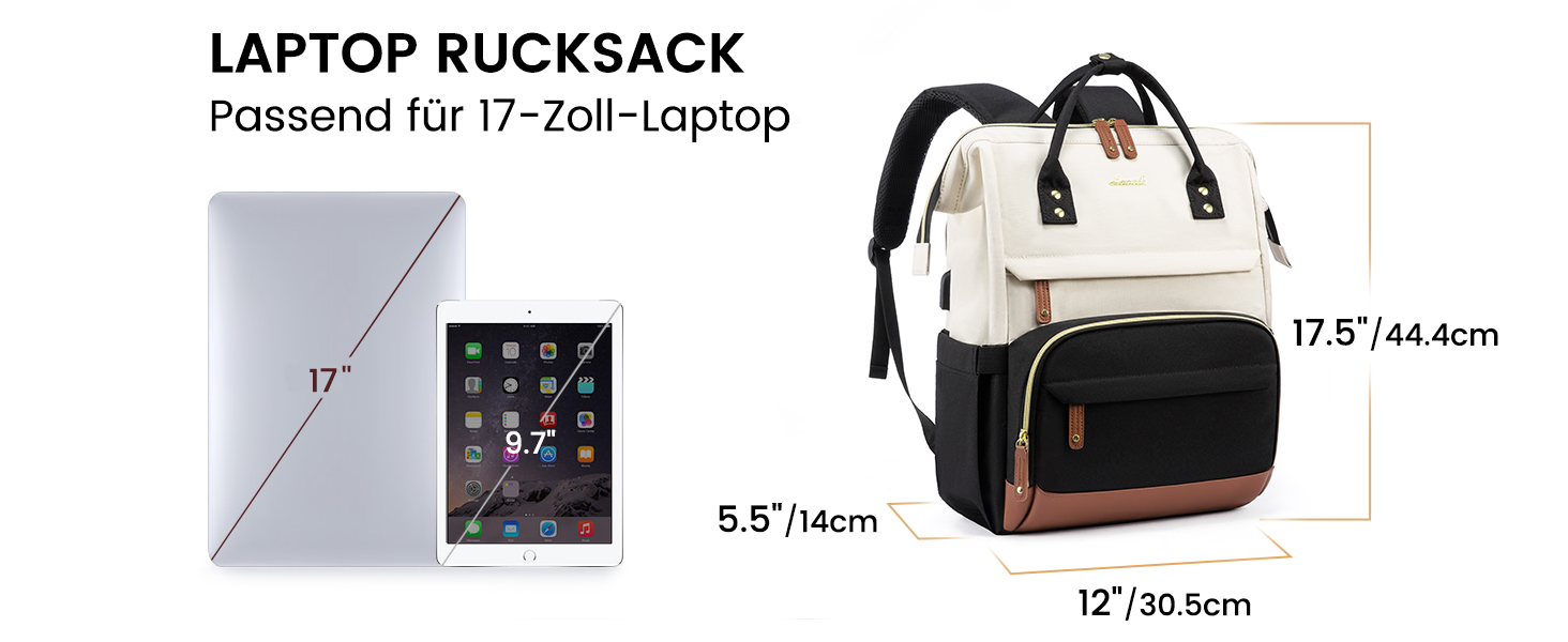 LOVEVOOK Рюкзак для жінок з відділенням для ноутбука 17.3 дюймів. Шкільний рюкзак для дівчат, підлітків, студентів. Водостійкий рюкзак для школи, подорожей, університету, бізнесу. Колір: сірий, рожевий, сірий. Матеріал: шкіра.