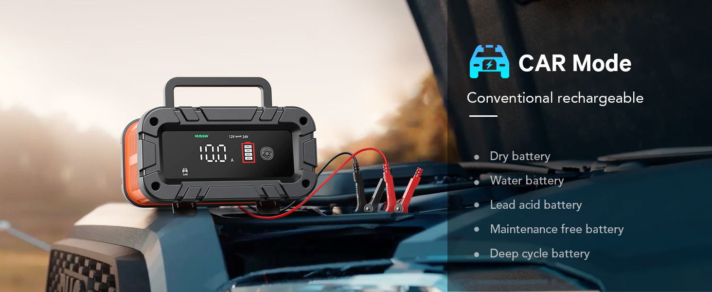 Автоматичний зарядний пристрій для акумуляторів з температурною компенсацією (10A)