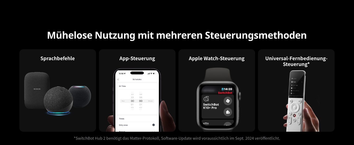 SwitchBot K10+ Pro Робот-пилосос з док-станцією для самостійного очищення, LiDAR-навігація, тиха робота 45dB, сумісний з Alexa