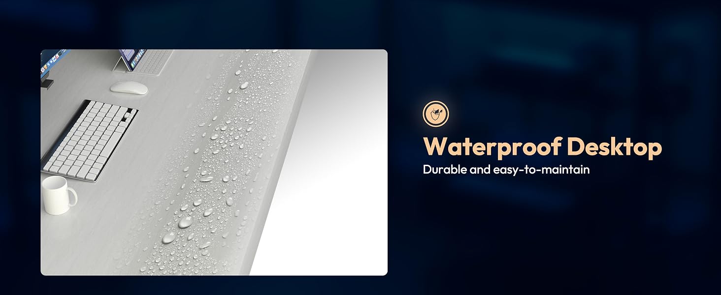 Ігровий кутовий стіл Dowinx з LED-підсвічуванням, 120x148 см, білий, з розетками та USB