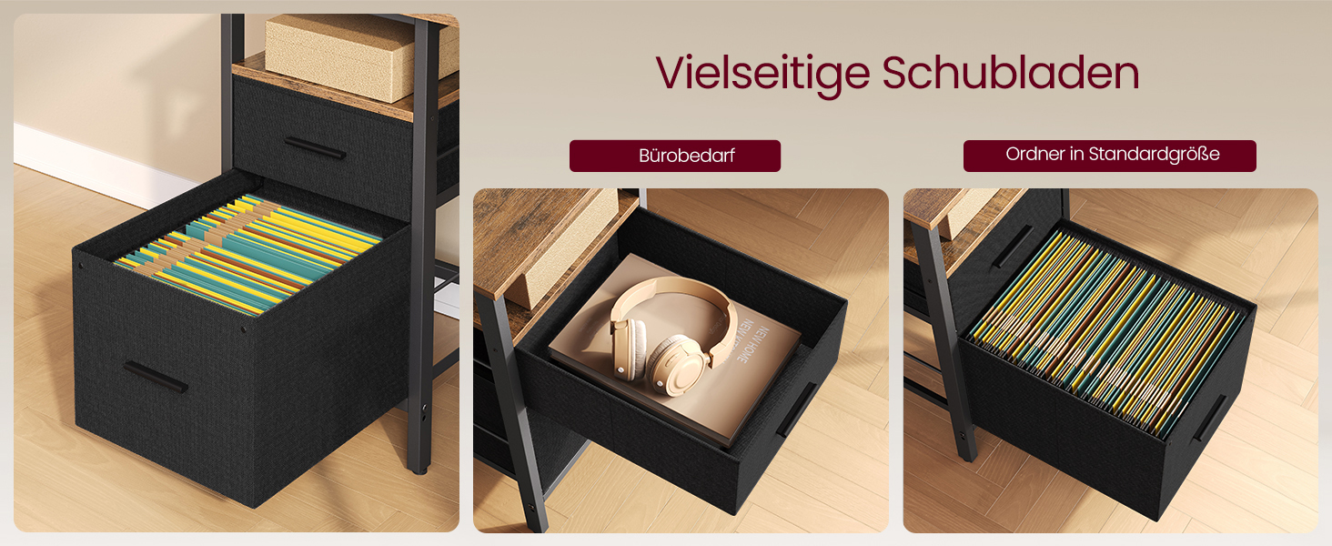 Комп'ютерний стіл VASAGLE L-подібний з розетками, LED-підсвічуванням та USB-портами, 150 x 120 x 76 см, для дому та офісу, вінтажний колір