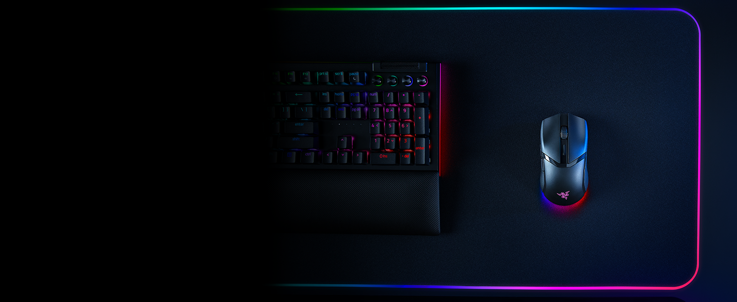 Ігрова миша Razer Cobra HyperSpeed: легка дротова миша з Chroma RGB, оптичними перемикачами 3-го покоління, вагою 57 г, чорна