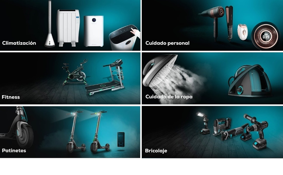 Обігрівач настільний Cecotec ReadyWarm 1500 Max Ceramic Rotate - керамічний, 1500 Вт, з регулюванням температури та 3 режимами, площа обігріву 15 м²